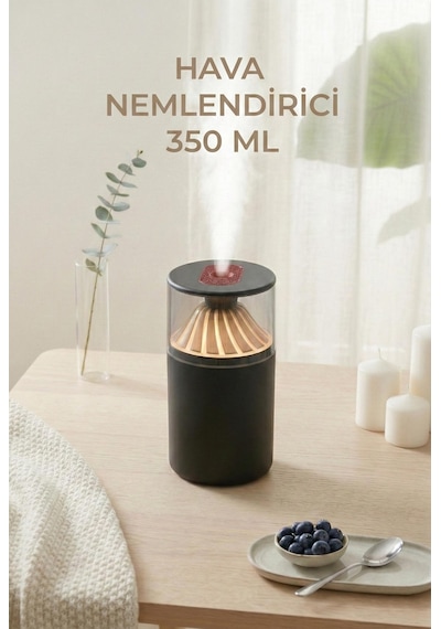 350 Ml Led Işıklı Hava Nemlendirici & Modern Oda Kokusu Difüzörü Diğer