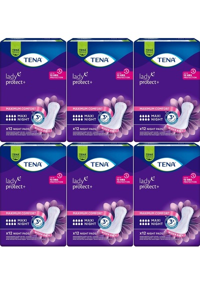 Tena Lady Protect Mesane Pedi Maxi Night Geceye Özel 72 Adet