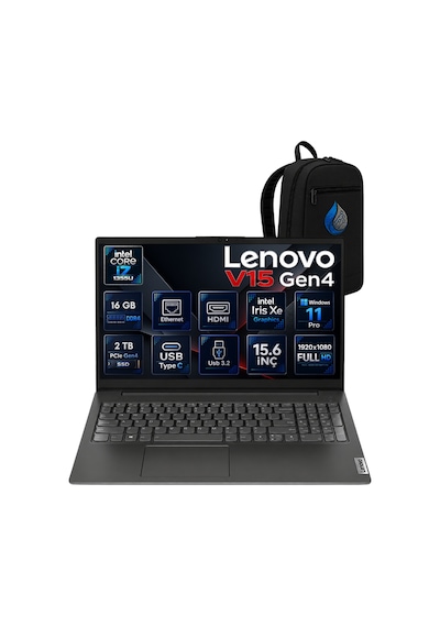 Lenovo V15 G4 IRU 83A100GPTRRNP07 i7-1355U 16 GB 2 TB SSD 15.6" W11P Dizüstü Bilgisayar
