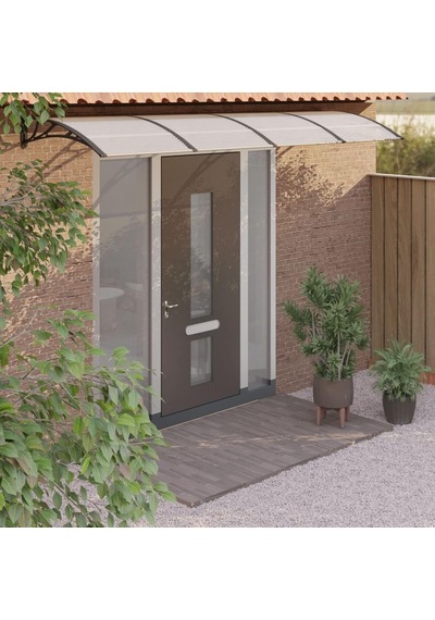 Tr Bu 400 X 100 Cm Büyüklüğünde, Siyah Polikarbonat Teras Tentesi, Balkonlar, Bahçe Pergolaları, Ev Kapıları Ve Diğer Tr Bu 400 X 100 Cm Büyüklüğünde, Siyah Polikarbonat Teras Tentesi, Balkonlar, Bahçe Pergolaları, Ev Kapıları Ve Diğer