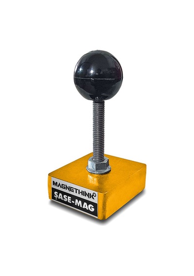Magnethink Şase-mag Güçlü Manyetik Kaynak Makinesi Şase Topraklama Akım Kablo Tutucu Mıknatısı Şasemag - Turuncu 1 Adet
