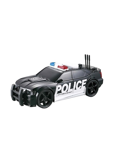 Ctoy Işıklı ve Sesli Sürtmeli Polis Arabası (Karışık Renk)1:20