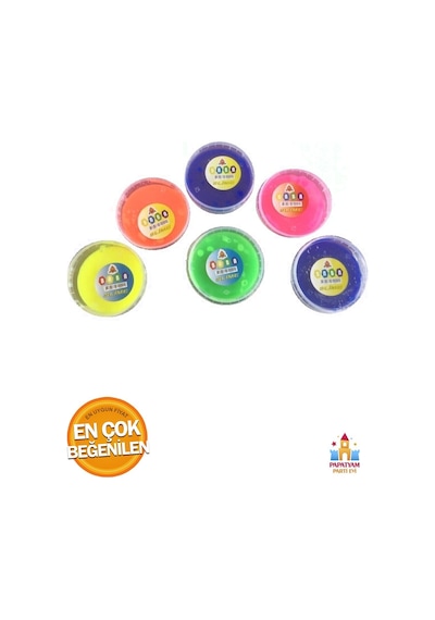 Büyük Boy Baba Slime - 6'lı Set Sarı