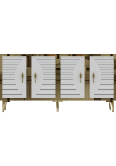 Ka1508dbg Tuna Konsol, Tv Sehpası Safirmeşe-beyaz-gold 150cm Safirmeşe - Gold Ka1508dbg Tuna Konsol, Tv Sehpası Safirmeşe-beyaz-gold 150cm Safirmeşe - Gold