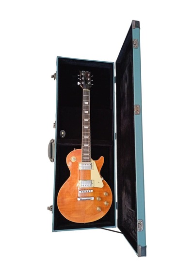 Rainbow Ras-re-gr Elektro Gitar Hardcase Guitar Case Suni Deri Kaplama