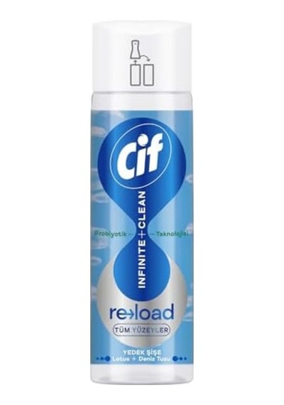 Infinite Clean Doğal Probiyotikli Yedek Şişe Tüm Yüzeyler İçin Lotus & Deniz Tuzu 280 Ml 0