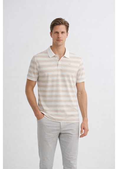 Cazador 44005 Erkek Kum Polo Yaka Tshirt