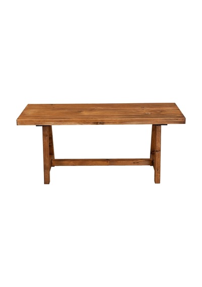 Masif Ahşap Bank Bench 100 Cm