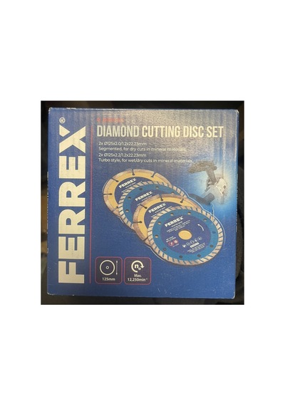 4 Parça Elmas Kesim Disk Seti 125 Mm