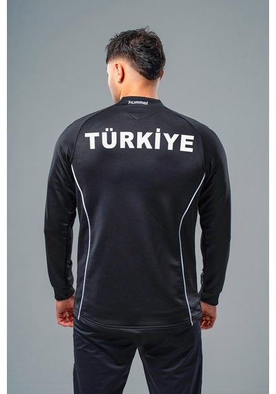 Hummel Target Milli Takım Antrenman Eşofman Üstü Siyah