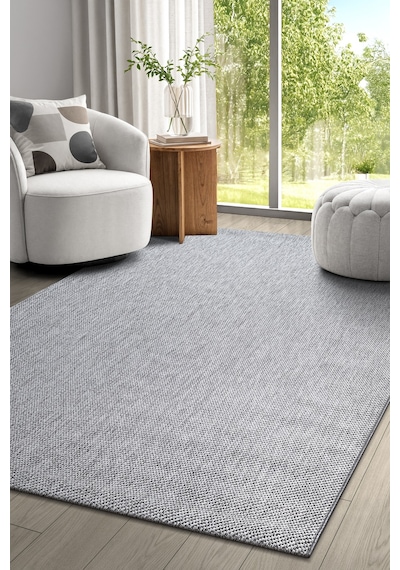 Elit Premium Sisal Jut Halı 1016 - Antrasit Hasır Dokuma Gri-krem Gri - Krem