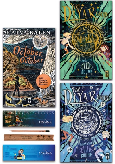 Genç Timaş October October - Yedi Diyar Geçidi 1. Ve 2. Kitap Set 3 Kitap