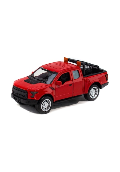 Metal Ford Ranger Pikap Çek Bırak Işıklı Kırmızı 12 Cm