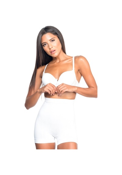 Beyaz Mı Emay 7027 Düşük Bel Boxer Korse Beyaz