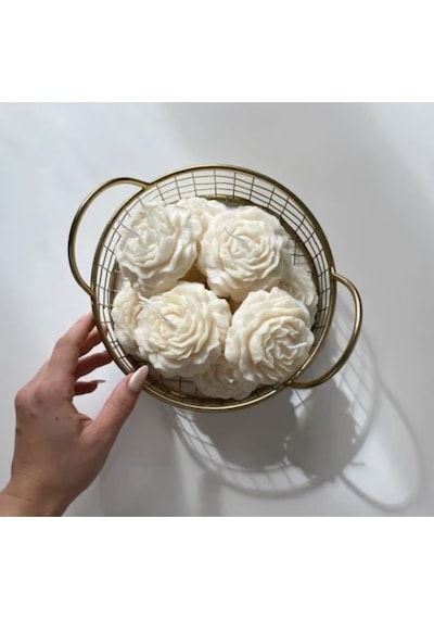 Bernami Mum Pinterest Amber Kokulu Şakayık Mum - 2 Adet Diğer
