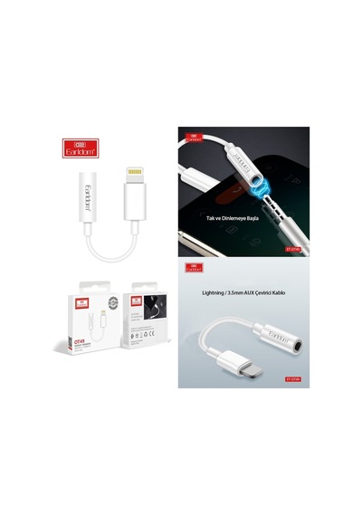 Earldom Ot49 Tak Çalıştır Lightning To Aux Dönüştürücü - Beya M414