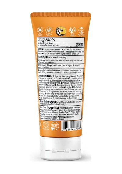 Badger Clear Zinc Çocuk Güneş Kremi SPF40 (Kolay Sürülüm) 87 mL