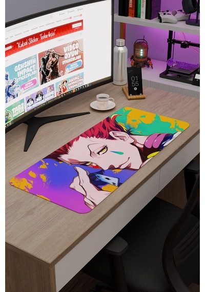 Hunter Hunter Anime V2 - 70x30 Xl Gaming Kauçuk Kaymaz Taban Mouse Pad Fare Altlığı