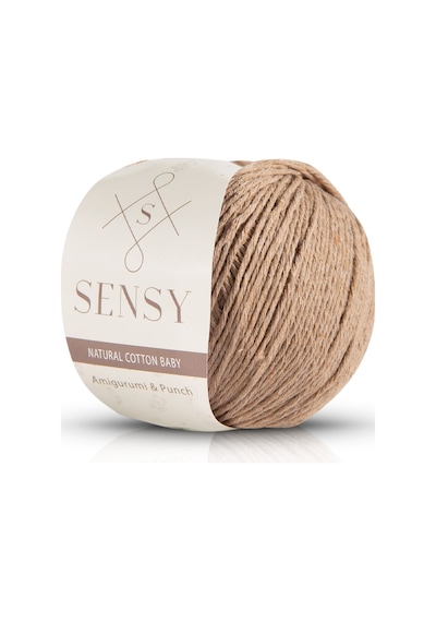 Premium Amigurumi Ipi Punch Panç Baby Soft Cotton 50 Gr Örgü Ip Vizon