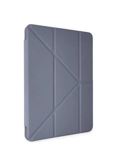 Apple iPad Uyumlu  10.2 8.nesil Kılıf Kalemlikli Mars Tablet Kılıfı - Lavender
