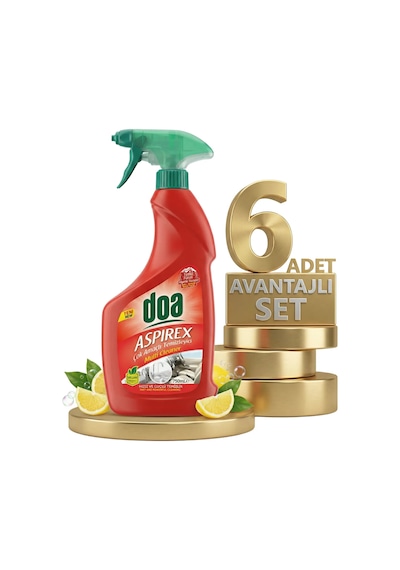 Doa Aspirex Çok Amaçlı Genel Temizleyici 6x750 Ml Diğer