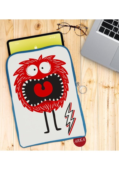 Bk Gift Sevimli Canavar Tasarımlı Taşınabilir Koruyucu Tablet Kıl