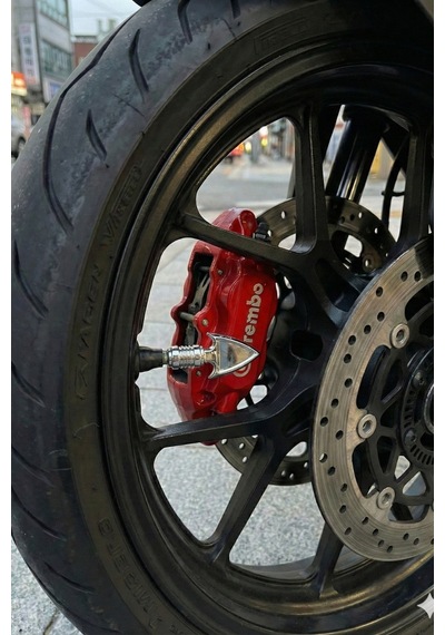Motosiklet Krom Ok Ucu Sibop Kapağı 2 Li Universal Motor Lastik Aksesuarı