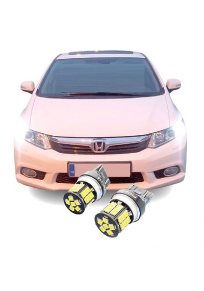 Honda Cıvıc Fb7 Beyaz Gündüz Farı Led Ampulü T20 Ph7215 21/5w 2adet