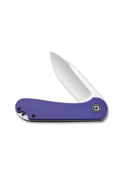 Civivi Purple G10 Handle Satin Finished D2 Blade Kamp Çakı Mor