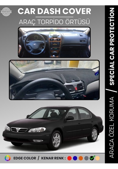 Nıssan Maxıma A33 2000-2003 Torpido Örtüsü Panel Koruma Araca Özel Uv Koruma Kaymaz Kolay Montaj - 473 Stiloto