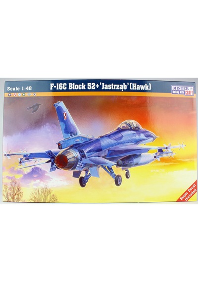 Mistercraft G116 1/48 F-16c Block 52 + Jastrzab Hawk Savaş Uçağı Plastik Model Kiti