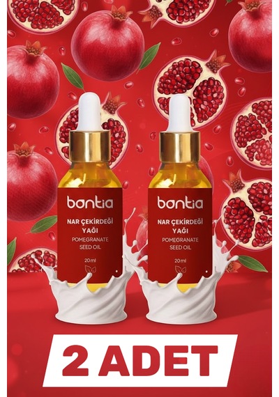 Nar Çekirdeği Yağı 2x20 Ml Saf Soğuk Sıkım Cilt Yenileyici 40 ML