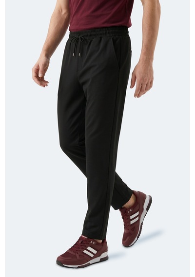 Slazenger Espıno Erkek Cepli Siyah Eşofman Altı