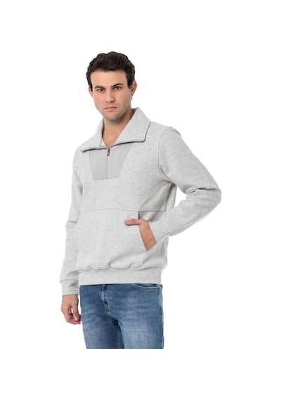 Cipo & Baxx Cl555 Erkek Basic Zip Hoodie 001