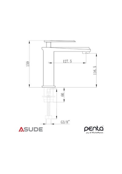 Penta 5301 Capella Lavabo Bataryası Sarı