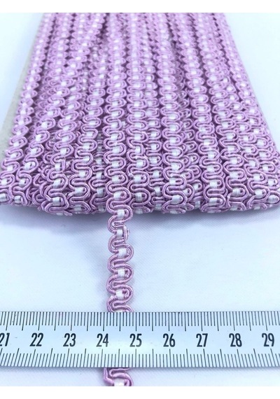 FdayAksesuar Açık Lila Beyaz Su Taşı 1 Metre En 1 cm FRDY15382