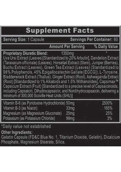 Hi-tech H2o 1350 Mg Green Tea + Egcg Water Dıuretic Out 60 Kapsül