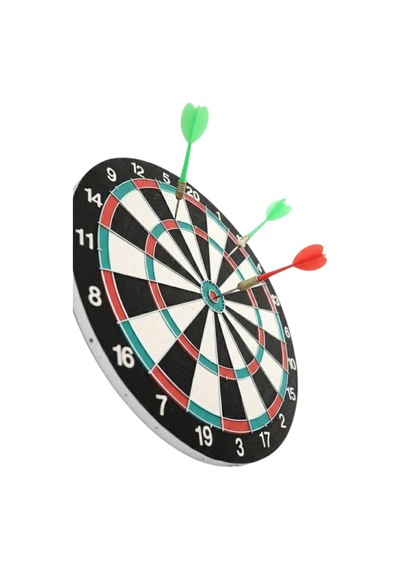 Ev Ve Ofis İçin 17 İnç Dart Tahtası Seti 4 Adet Dart Oku Dahil Mh-hs0310-6519