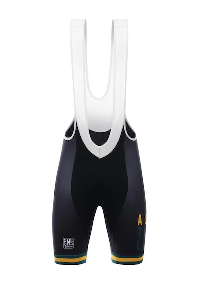 Santini Australia National Team Official Erkek Askılı Bisiklet Taytı Re1075max7as Çok Renkli