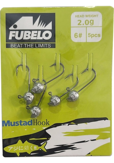 Fubelo Sharp Head 5 Adet Jig Head 2gr 6no 2gr 6no Fubelo Sharp Head 5 Adet Jig Head 2gr 6no 2gr 6no