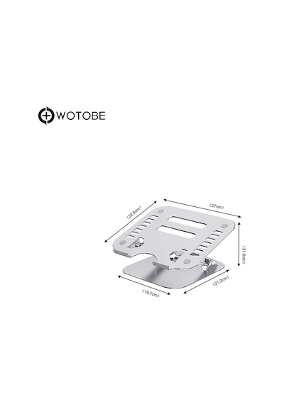Ayarlanabilir Metal Laptop Standı Notebook Tutucu Alüminyum Apple Uyumlu MacBook Yükseltici