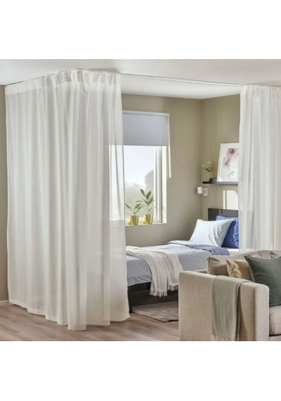 Ikea Rosenrobınıa Tül Perde 300x300 Cm Beyaz