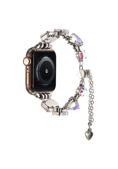 Apple Uyumlu Watch 40mm Zore Krd-115 Renkli Taş Tasarımlı Kordon