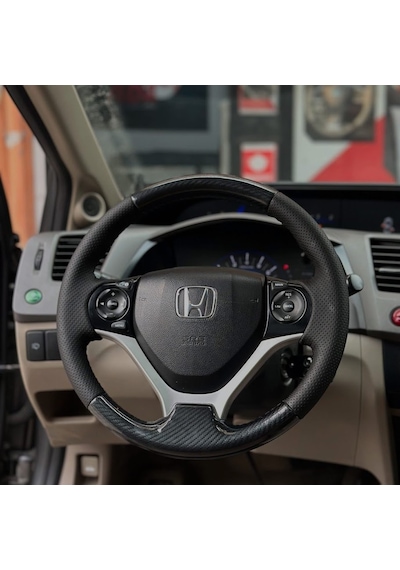 Honda Civic Fb7 Araca Özel Direksiyon Kılıfı Açıklamımızı Okuyunu Siyah