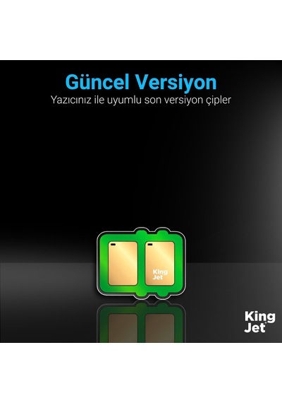 Kingjet Canon Pixma Ts8050 Uyumlu Yüksek Kapasiteli 5 Renk Takım Uyumlu  Kartuş Çipli