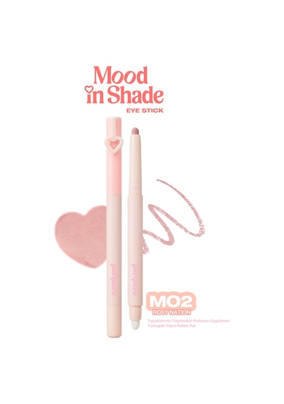 Topaklanma Yapmadan Kolayca Uygulanan Kalem Far Perıpera Mood In Shade Eye Stick M02 Rosy Nation 64337344