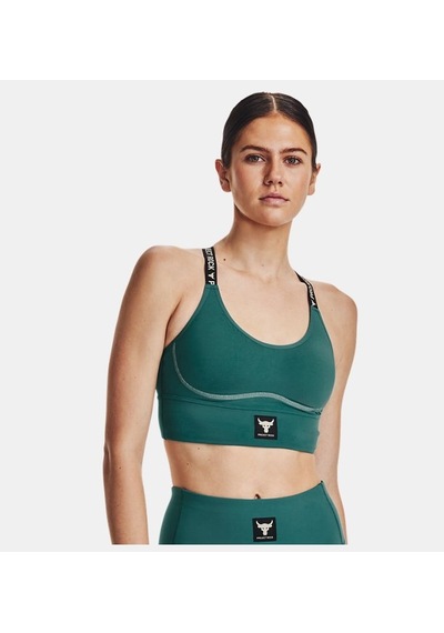 Under Armour Kadın Project Rock Infinity Mid Spor Sütyeni 1373590-722 Siyah