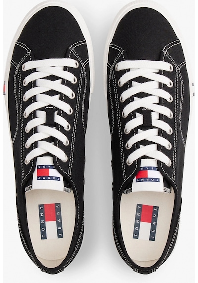 Tommy Hilfiger Arşiv Vulkanize Y2k Erkek Siyah Sneaker Em0em01674bds Siyah