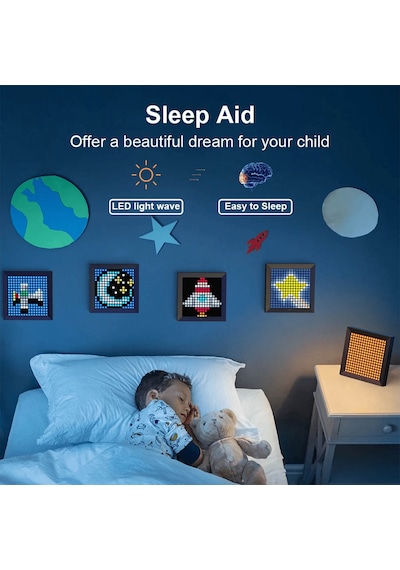 Divoom Pixoo 16x16 Piksel LED Ekranlı APP Kontrollü Akıllı Piksel Resim Çerçevesi