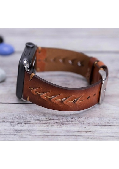 Apple Watch Uyumlu Deri Kordon 42-44-45mm Rst2ef Boras